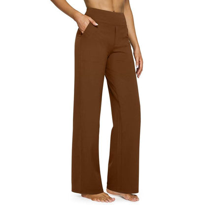 LAST DAY SALEWomen's High-Waisted Casual Wide Leg Pants with Pockets