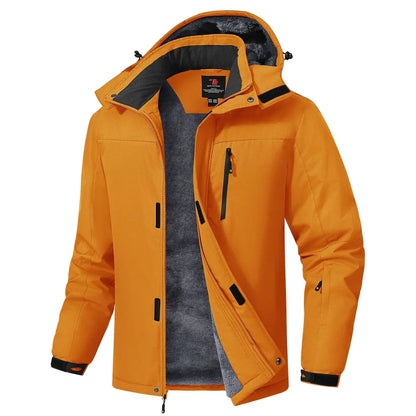Men's Winter Ski Snow Jacket Waterproof Windproof Fleece Lined