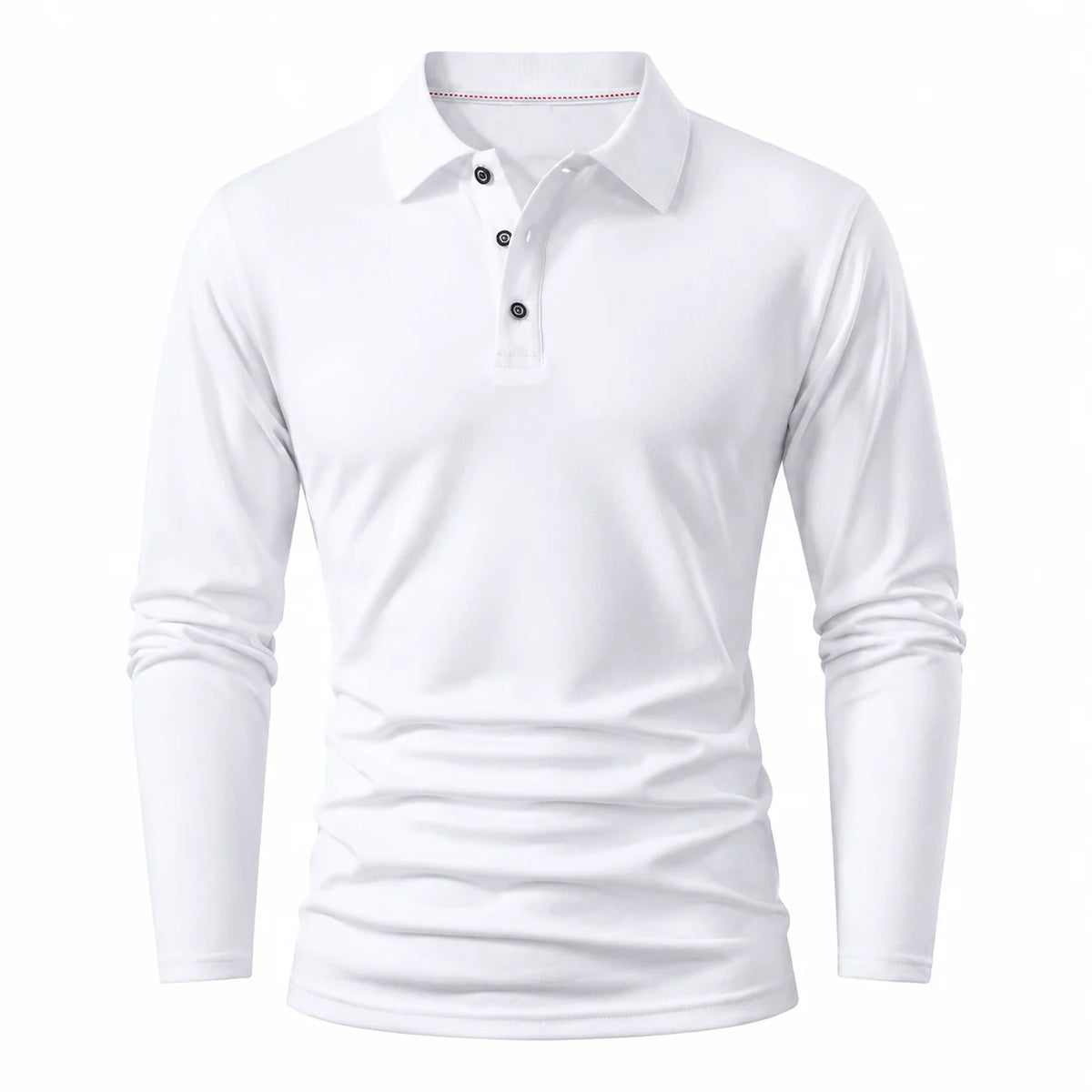 Men's Long Sleeve Collared T-Shirt