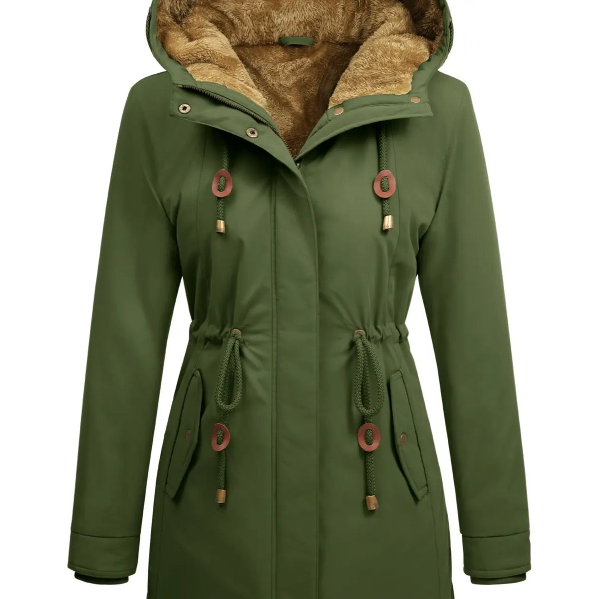 🦃 Thanksgiving Sale — Women's Fleece Parka Jacket | Warm & Hooded | Limited Time Only