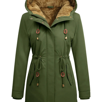 🦃 Thanksgiving Sale — Women's Fleece Parka Jacket | Warm & Hooded | Limited Time Only