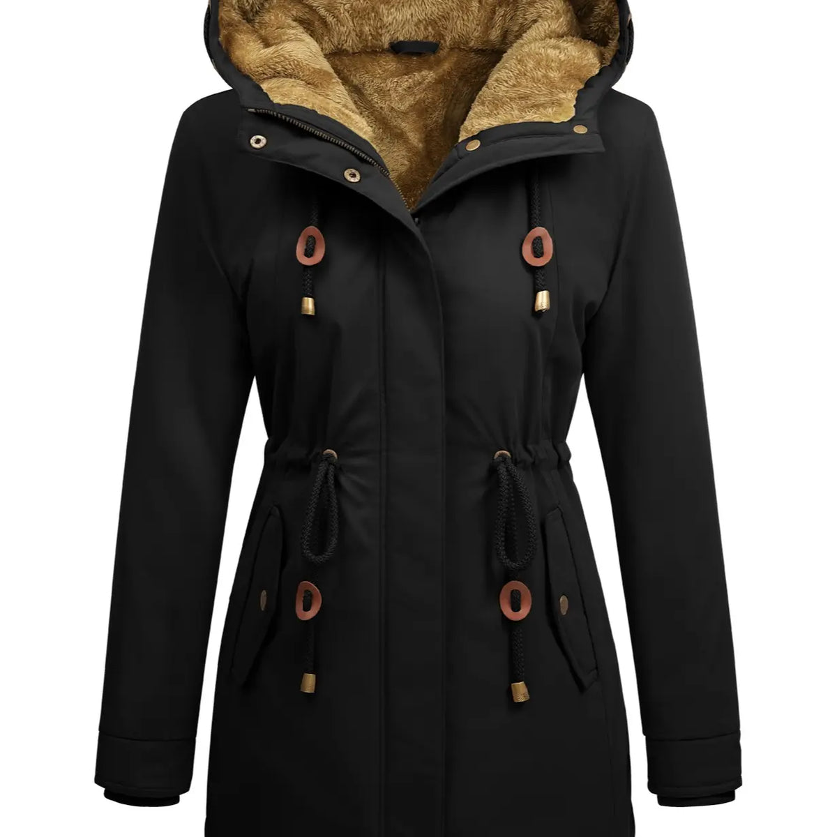 🦃 Thanksgiving Sale — Women's Fleece Parka Jacket | Warm & Hooded | Limited Time Only
