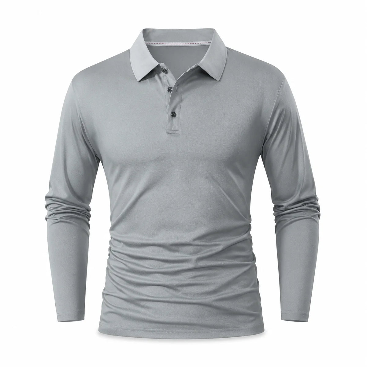 Men's Long Sleeve Collared T-Shirt