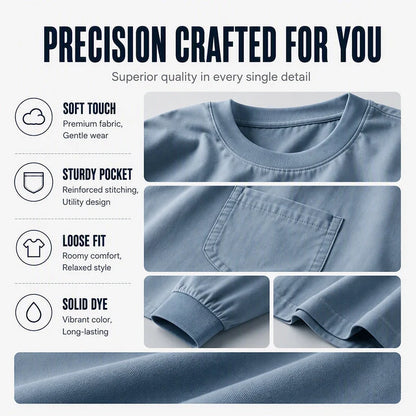 Men's Loose-Fit Long Sleeve T-Shirt