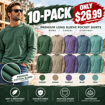 Men's Loose-Fit Long Sleeve T-Shirt