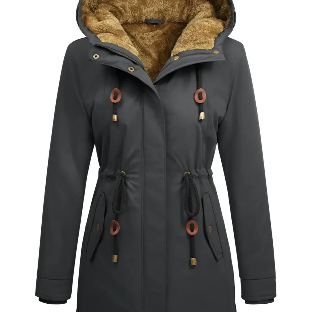 🦃 Thanksgiving Sale — Women's Fleece Parka Jacket | Warm & Hooded | Limited Time Only