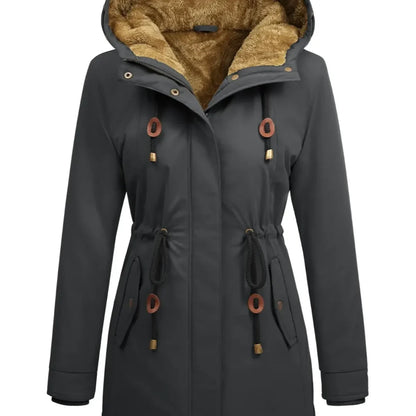 🦃 Thanksgiving Sale — Women's Fleece Parka Jacket | Warm & Hooded | Limited Time Only