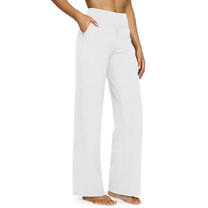 LAST DAY SALEWomen's High-Waisted Casual Wide Leg Pants with Pockets