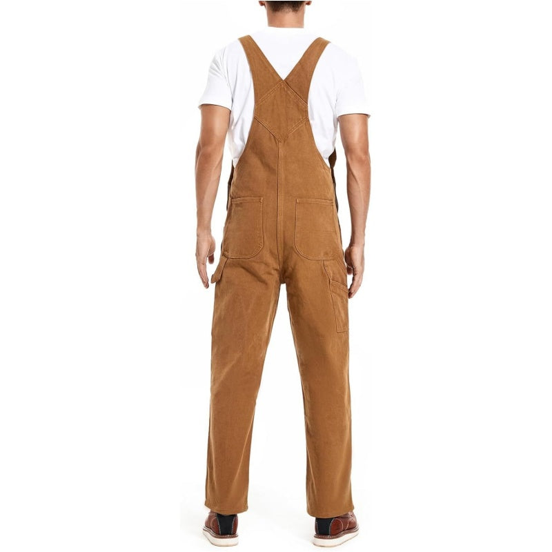 Men's 13.5 oz Cotton Denim Bib Overalls – 83294-Style Heavy-Duty Workwear with Adjustable Straps & Tool Pockets