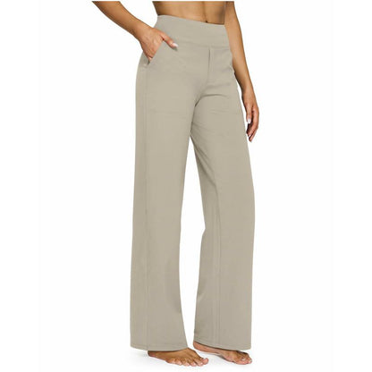 LAST DAY SALEWomen's High-Waisted Casual Wide Leg Pants with Pockets